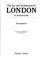 Cover of: The art and architecture of London