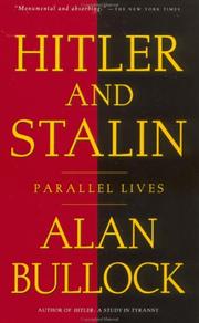 Cover of: Hitler and Stalin by Alan Bullock