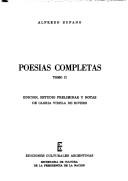 Cover of: Poesías completas