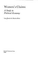 Cover of: Women's claims: a study in political economy