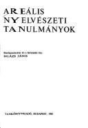 Cover of: Areális nyelvészeti tanulmányok by szerkesztette és a bevezetést írta Balázs János.