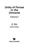 Cover of: Unity of forces in the universe