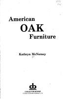 Cover of: American oak furniture by Kathryn McNerney