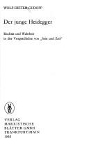 Cover of: Der junge Heidegger by Wolf-Dieter Gudopp-von Behm