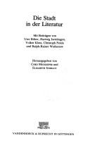 Cover of: Die Stadt in der Literatur