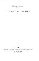 Cover of: Das epische Theater