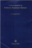 Cover of: Concordantia in Publium Papinium Statium