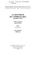 Cover of: La splendeur de l'inébranlable (Akṣobhyavyūha)