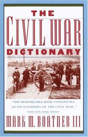 Cover of: The Civil War dictionary