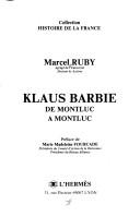 Cover of: Klaus Barbie: de Montluc à Montluc