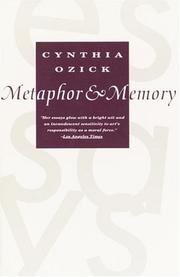 Cover of: Metaphor & memory: essays