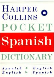 Cover of: Harper Collins Spanish Pocket Dictionary