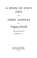 Cover of: A Room of one's own and Three guineas by Virginia Woolf