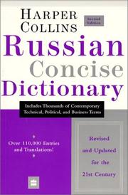 Cover of: Collins Russian Concise Dictionary, 2e (Harpercollins Concise Dictionaries)