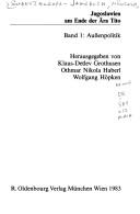 Cover of: Jugoslawien am Ende der Ära Tito by herausgegeben von Klaus-Detlev Grothusen, Othmar Nikola Haberl, Wolfgang Höpken.