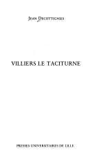 Cover of: Villiers le taciturne