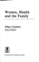 Cover of: Women, health, and the family