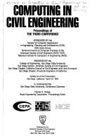 Cover of: Computing in civil engineering | 