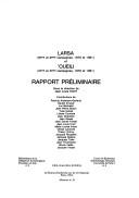 Cover of: Larsa (8ème et 9ème campagnes, 1978 et 1981) et ʼOueili (2ème et 3ème campagnes, 1978 et 1981) by sous la direction de Jean Louis Huot ; contributions de Patricia Anderson-Gerfaud ... [et al.].