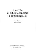 Cover of: Ricerche di biblioteconomia e di bibliografia