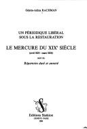 Cover of: Un périodique libéral sous la Restauration by Odette-Adina Rachman