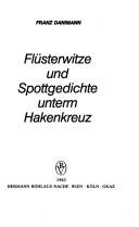 Cover of: Flüsterwitze und Spottgedichte unterm Hakenkreuz