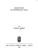 Cover of: Usurpationen im spätrömischen Reich