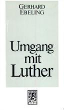 Cover of: Umgang mit Luther