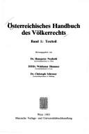 Cover of: Österreichisches Handbuch des Völkerrechts