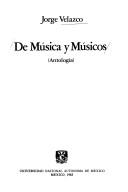 Cover of: De música y músicos: antología