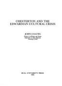 Cover of: Chesterton and the Edwardian cultural crisis