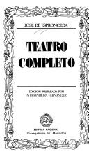 Cover of: Teatro completo