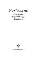 Cover of: New volume by Henri, Adrian.