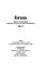 Cover of: A model of relative and absolute income differences in agriculture