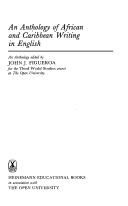 Cover of: An Anthology of African and Caribbean writing in English by edited by John J. Figueroa.