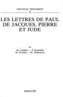 Cover of: Les Lettres de Paul, de Jacques, Pierre et Jude