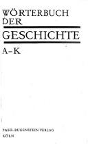 Cover of: Wörterbuch der Geschichte