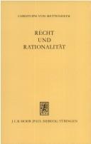 Cover of: Recht und Rationalität