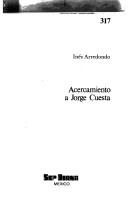 Cover of: Acercamiento a Jorge Cuesta