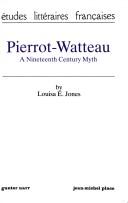 Cover of: Pierrot-Watteau by Louisa E. Jones