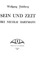 Cover of: Sein und Zeit bei Nicolai Hartmann