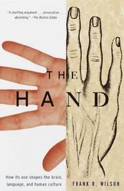 Cover of: The Hand by Frank R. Wilson