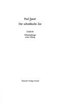 Cover of: Der schwäbische Zar: Friedrich, Württembergs erster König
