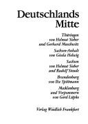 Cover of: Deutschlands Mitte