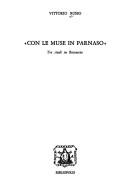 Cover of: Con le Muse in Parnaso: tre studi su Boccaccio