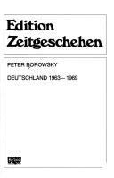 Cover of: Deutschland 1963-1969