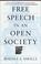 Cover of: Free speech in an open society
