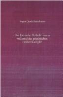 Cover of: Der deutsche Philhellenismus während des griechischen Freiheitskampfes 1821-1827