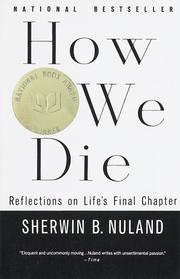 Cover of: How We Die by Sherwin B. Nuland