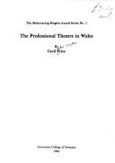 Cover of: professional theatre in Wales
